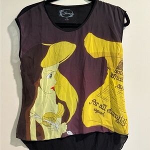 Disney little mermaid Ariel Ursula Women's Short Sleeve Top - hot topic